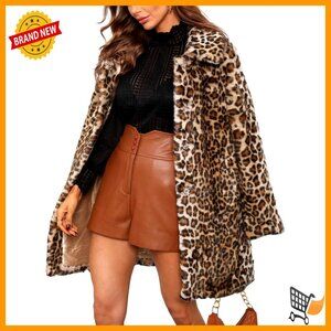 Faux Fur Fleece Coat Oversized Y2K Chic Fuzzy Jacket Winter Fashion